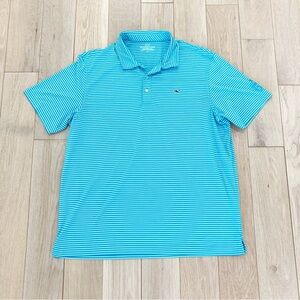 Vineyard Vines Blue Polo Shirt Classic Style